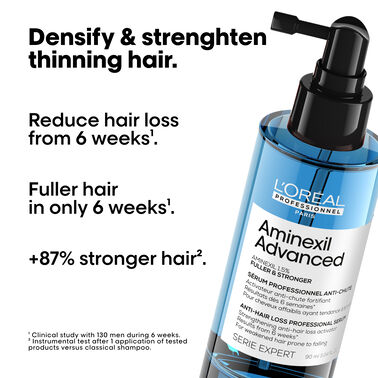Aminexil Advanced Anti-Hair Loss Serum - L'Oréal Professionnel Aminexil Advanced Anti-Hair Loss Serum - L'Oréal Professionnel | L'Oréal Partner Shop