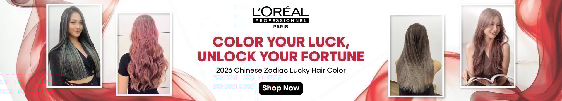 2026 Color Your Luck Homepage | L'Or&eacute;al Partner Shop